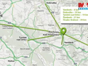 Pronájem bytu 2+kk, Rychnov nad Kněžnou, Nové domy, 56 m2