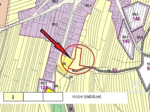 Prodej podílu zahrady, Újezd, 535 m2