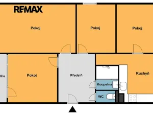 Prodej bytu 4+1, Plzeň, Sokolovská, 75 m2