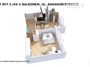 Prodej bytu 2+kk, Šumperk, Banskobystrická, 61 m2
