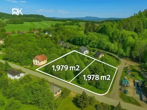 Prodej pozemku pro bydlení, Kunratice u Cvikova, 1978 m2