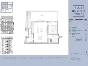 Prodej bytu 2+kk, Praha - Karlín, Křižíkova, 58 m2