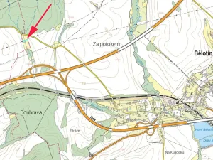 Prodej louky, Bělotín, 1706 m2