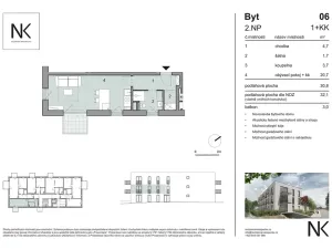 Prodej bytu 1+kk, Třeboň, Na Kopečku, 32 m2