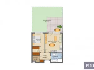 Prodej bytu 2+kk, Praha - Hlubočepy, Voskovcova, 51 m2