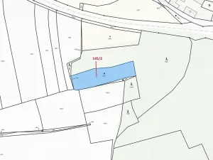 Dražba pozemku, Nerestce, 2436 m2