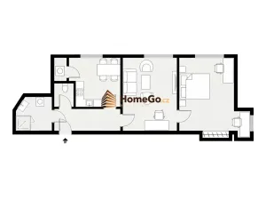 Pronájem bytu 3+kk, Praha - Nusle, Žateckých, 75 m2