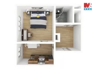 Pronájem bytu 1+1, Plzeň - Východní Předměstí, Francouzská třída, 40 m2