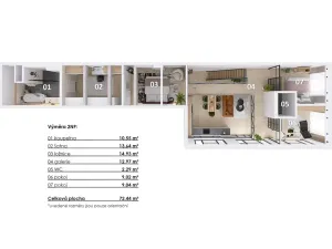 Prodej atypického bytu, Praha - Vysočany, Kolbenova, 181 m2