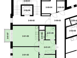 Pronájem bytu 2+kk, Praha - Libeň, Zenklova, 50 m2