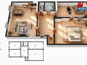 Prodej bytu 3+kk, Pardubice - Bílé Předměstí, Bubeníkova, 105 m2