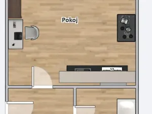 Prodej bytu 1+kk, Praha - Strašnice, Za poštou, 25 m2