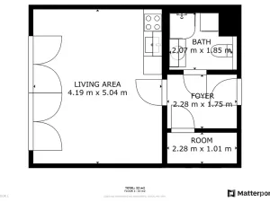 Pronájem bytu 1+kk, Praha - Stodůlky, Toufarova, 33 m2