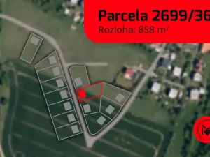 Prodej pozemku pro bydlení, Želechovice nad Dřevnicí, Pod Stráží, 858 m2