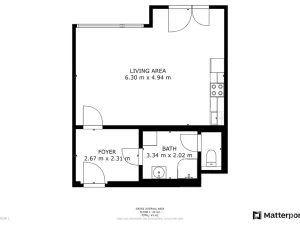 Prodej bytu 1+kk, Praha - Letňany, Pavla Beneše, 40 m2