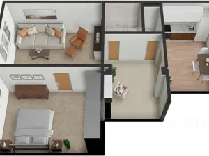 Prodej bytu 2+1, Písek, Šafaříkova, 52 m2