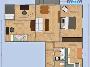 Prodej bytu 4+1, Ostrava - Poruba, Žilinská, 68 m2