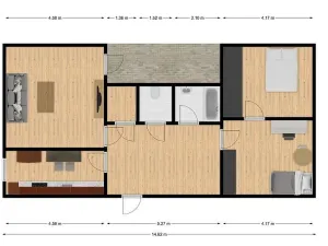 Pronájem bytu 3+1, Brno - Staré Brno, Poříčí, 81 m2