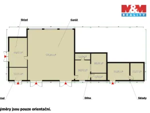 Pronájem výrobních prostor, Nepomuk - Dvorec, 378 m2