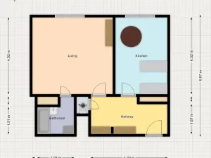 Pronájem bytu 2+kk, Praha - Nusle, V zálomu, 46 m2