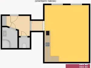 Pronájem bytu 1+kk, Šternberk, Olomoucká, 35 m2