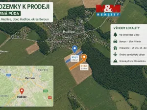 Prodej pole, Hudlice, 6151 m2