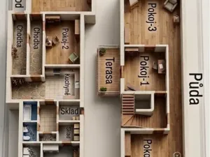 Prodej rodinného domu, Bečice, 80 m2