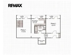 Pronájem bytu 2+1, Mělník, Pražská, 67 m2