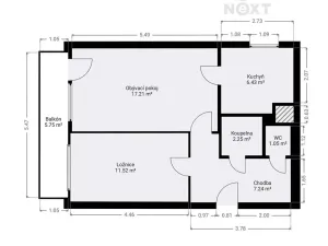 Prodej bytu 2+1, Praha - Žižkov, Habrová, 46 m2