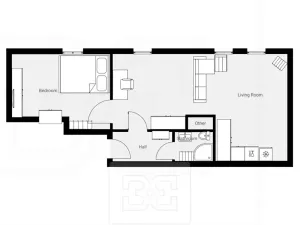 Pronájem bytu 2+kk, Praha - Běchovice, Mladých Běchovic, 51 m2