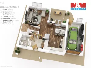 Prodej rodinného domu, Kunovice, Na Zelničkách, 134 m2