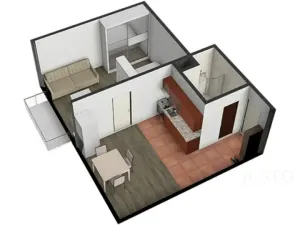 Prodej bytu 1+1, Písek, třída Přátelství, 38 m2