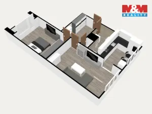 Prodej bytu 2+1, Karlovy Vary - Bohatice, Ostrovská, 68 m2