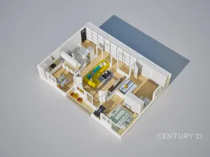 Prodej bytu 3+1, Děčín, Kosmonautů, 75 m2