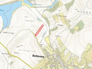 Prodej pole, Borkovany, 7843 m2