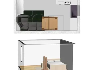 Pronájem bytu 2+kk, Brno, Řehořova, 26 m2