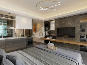 Prodej bytu 1+kk, Trikomo, Kypr, 37 m2