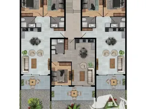Prodej bytu 2+1, Trikomo, Kypr, 96 m2