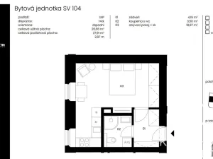 Pronájem bytu 1+kk, Kutná Hora, Pod Valy, 28 m2