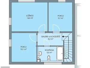Prodej rodinného domu, Káraný, 97 m2