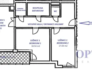 Pronájem bytu 3+kk, Praha - Jinonice, Chmelařská, 89 m2