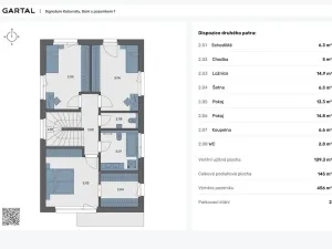 Prodej rodinného domu, Praha - Kolovraty, Měsíčková, 145 m2