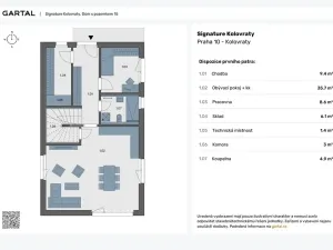 Prodej rodinného domu, Praha - Kolovraty, Měsíčková, 145 m2