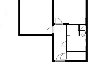 Pronájem bytu 1+1, Pardubice, Erno Košťála, 36 m2