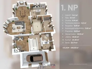 Prodej vily, Nová Role, 347 m2