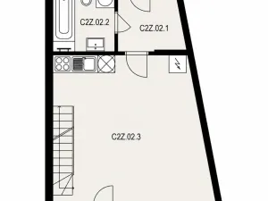 Prodej bytu 2+kk, Praha - Libeň, U libeňského pivovaru, 45 m2