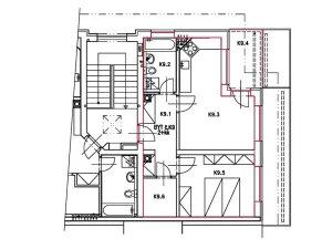 Prodej bytu 2+kk, Brno, Královopolská, 50 m2