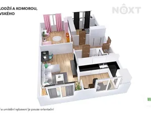 Pronájem bytu 3+1, Šumperk, Čajkovského, 77 m2
