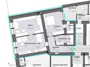 Pronájem bytu 3+kk, České Budějovice, Fráni Šrámka, 65 m2