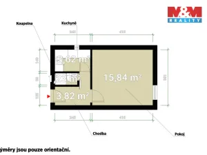 Prodej bytu 1+1, Plzeň - Jižní Předměstí, Thámova, 27 m2